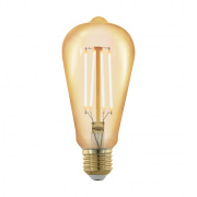 Светодиодная лампа филаментная диммируемая EGLO ST64, 4W (E27), 1700K, 320lm, золотая
