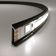 Гибкий алюминиевый профиль черный/черный для светодиодной ленты LL-2-ALP012 Elektrostandard 46903891