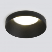 Встраиваемый точечный светильник 111 MR16 черный Elektrostandard Disc 4690389168703