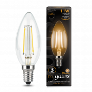 Лампа Gauss LED Filament Свеча E14 11W 720lm 2700К 103801111